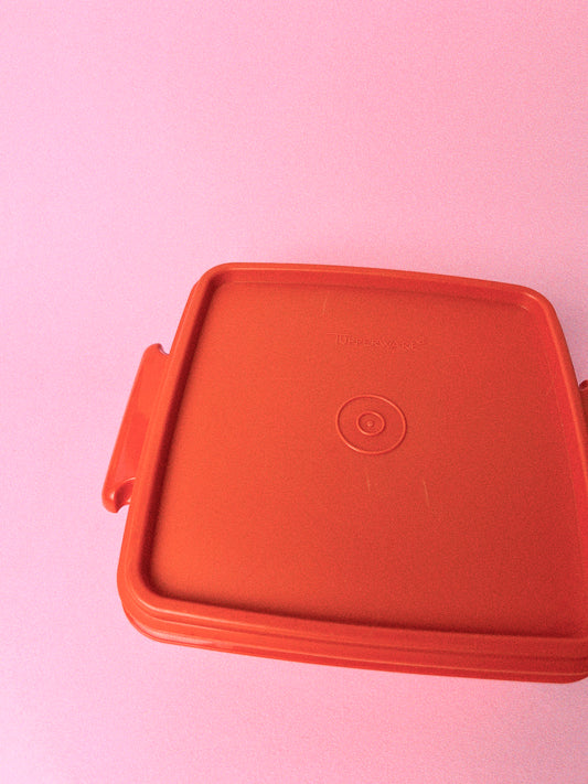 Vintage Tupperware Sandwich Keeper | Orange