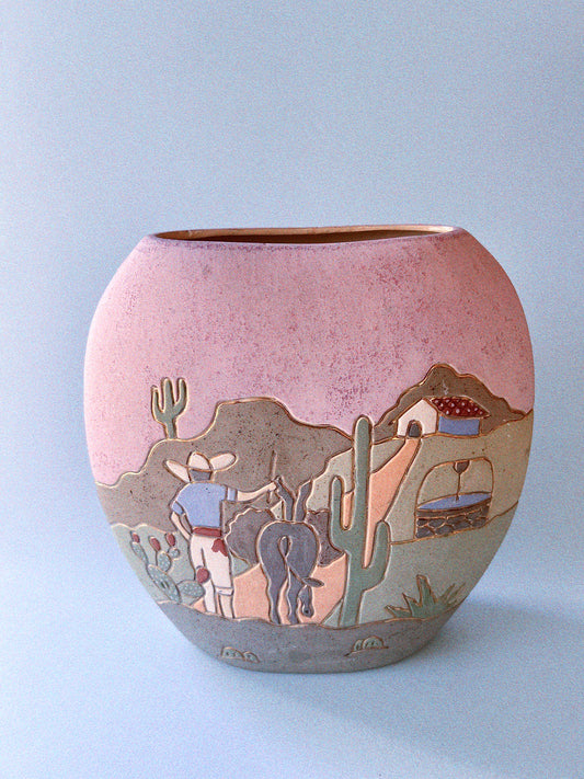 Vintage Ajei Southwestern Vase