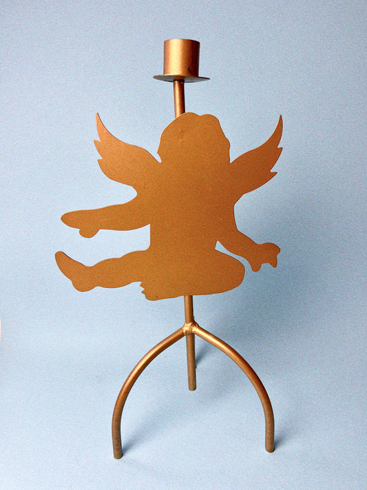 Vintage Angel Candlestick Holders, Set of 2