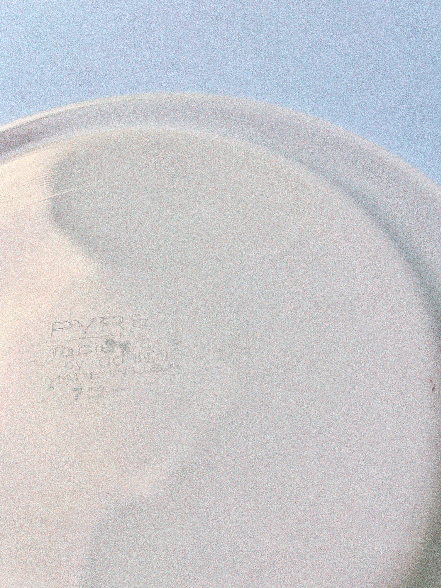 Vintage Pyrex Fleur De Lis Ebony Dinner Plates - Set of 4