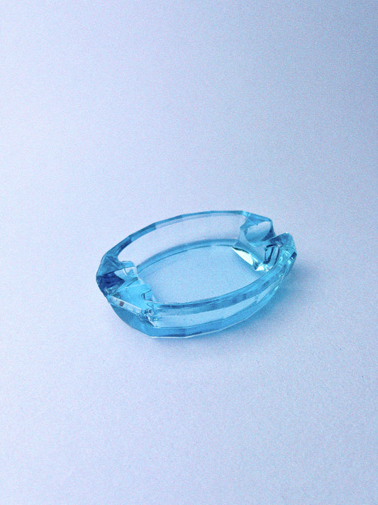 Vintage Blue Ashtray