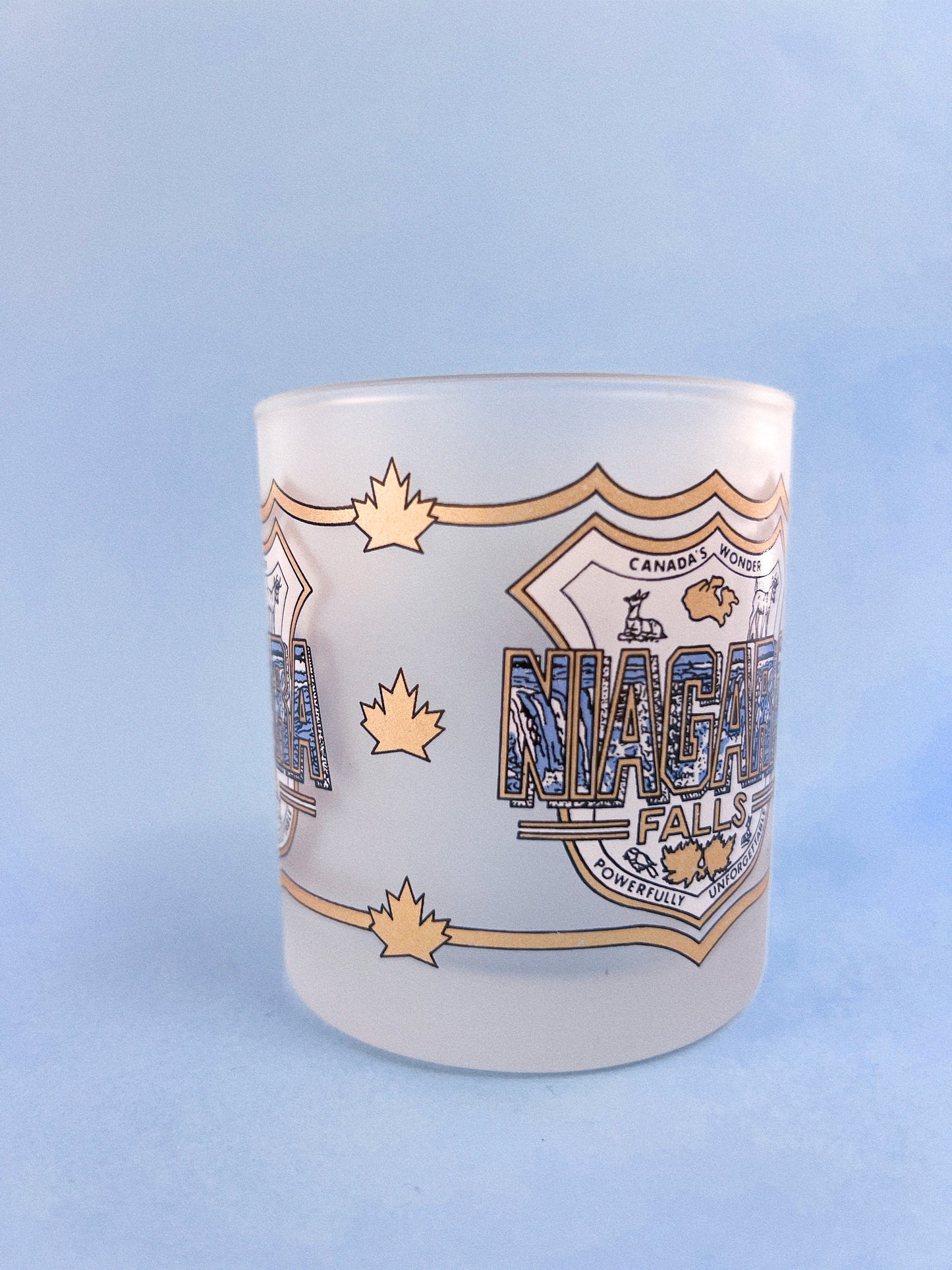 Vintage Niagara Falls Souvenir Rocks Glasses, Set of 2 | Made in Canada