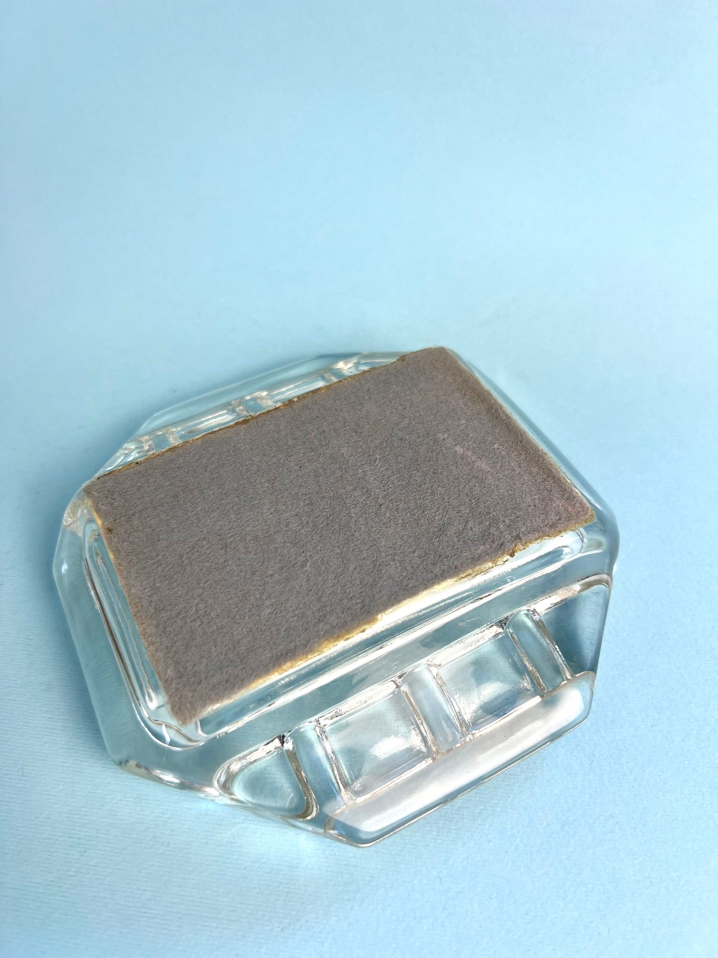 Vintage British Columbia RCMP Souvenir Glass Ashtray