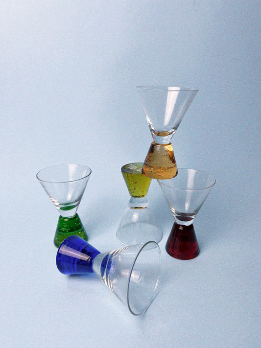 Vintage Carnival Princess Cruise Bubble Shot Glass