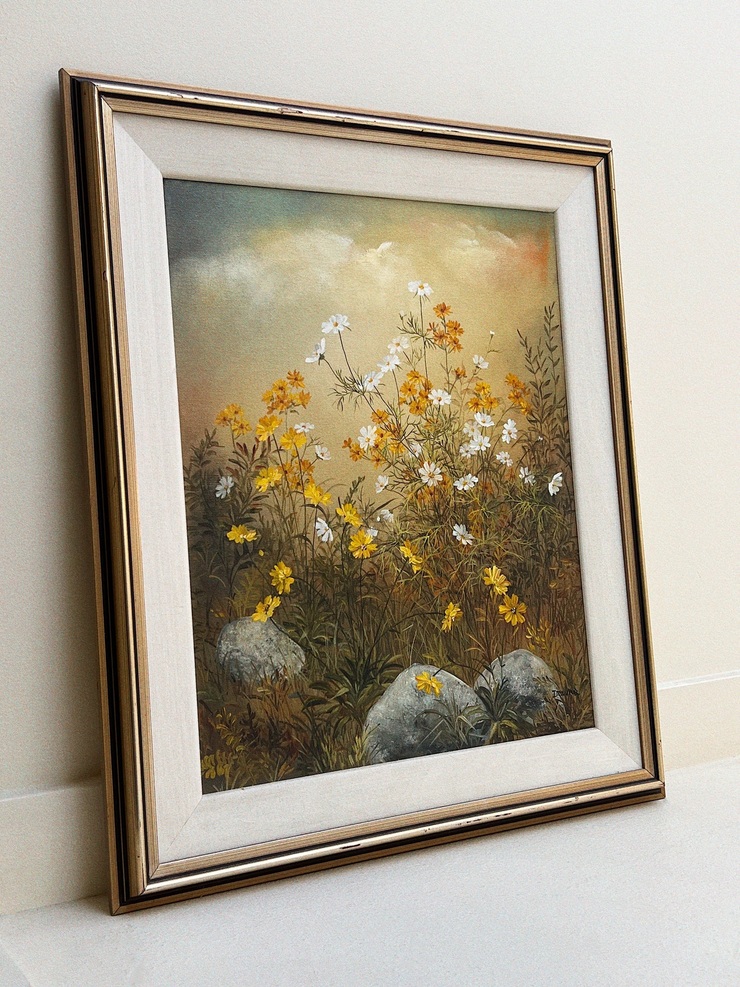 Daisy Field Original Oil Painting