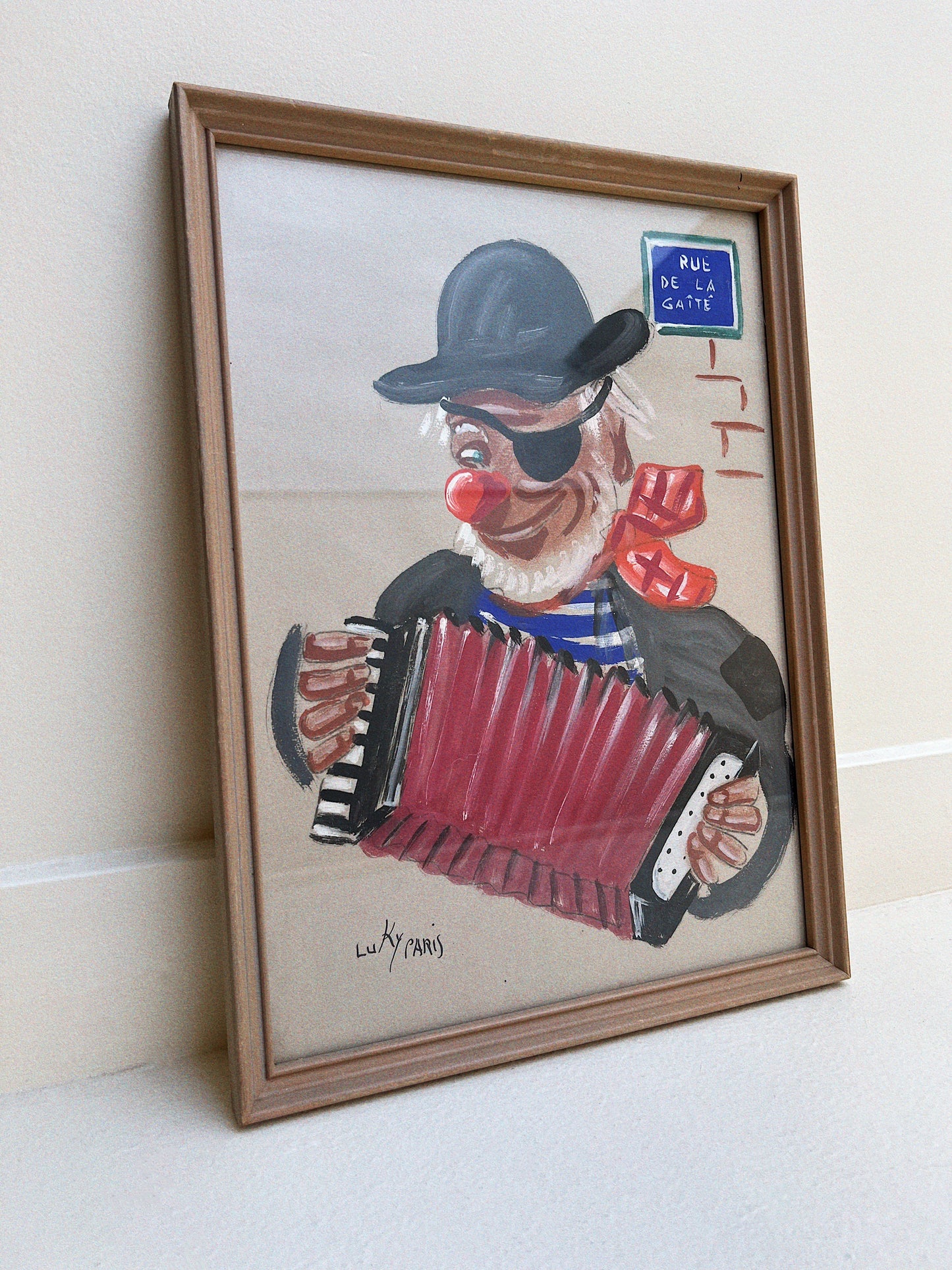 Luky Paris Clowns | Original Watercolour Paintings, Set of 3