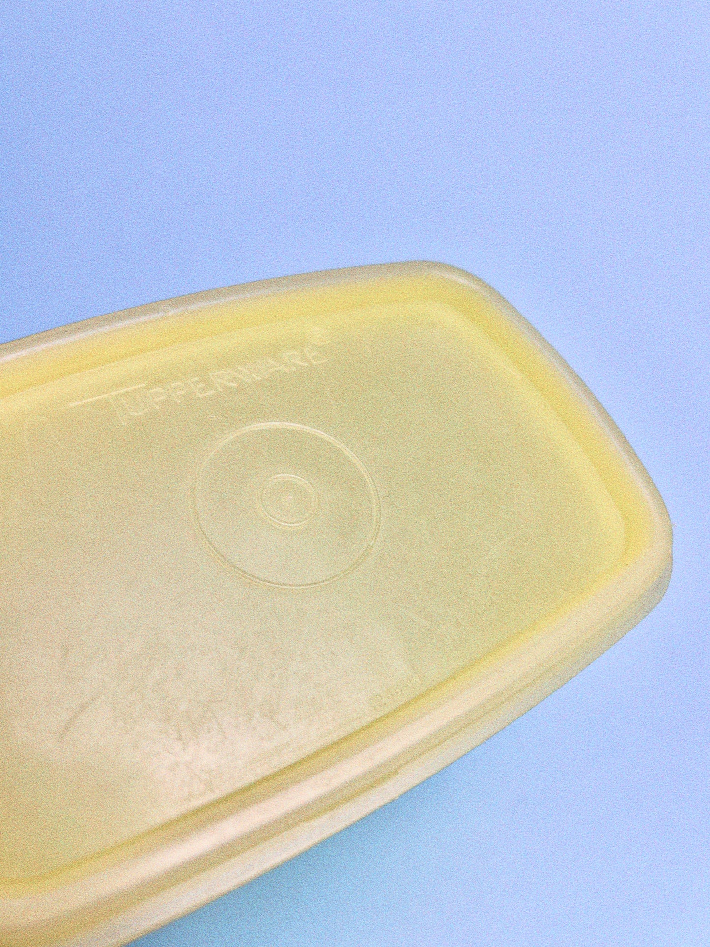 Vintage Tupperware Shelf Saver | Yellow