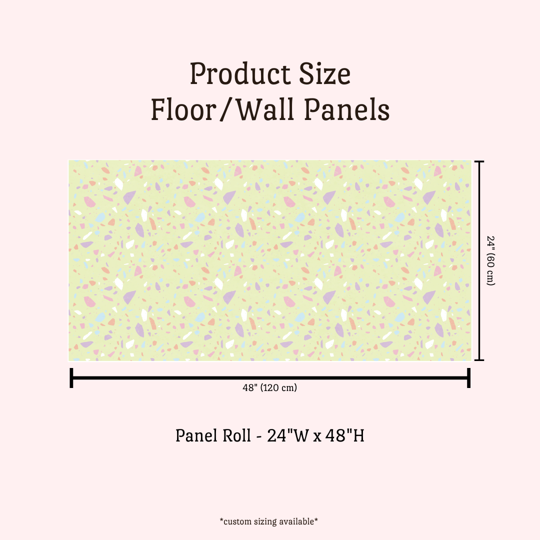 Terrazzo Sticker Tile | Fresh Lime