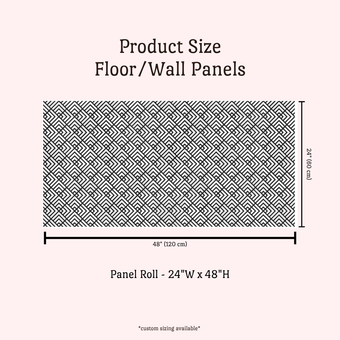 Tessellate Tile Panel Roll | Mono