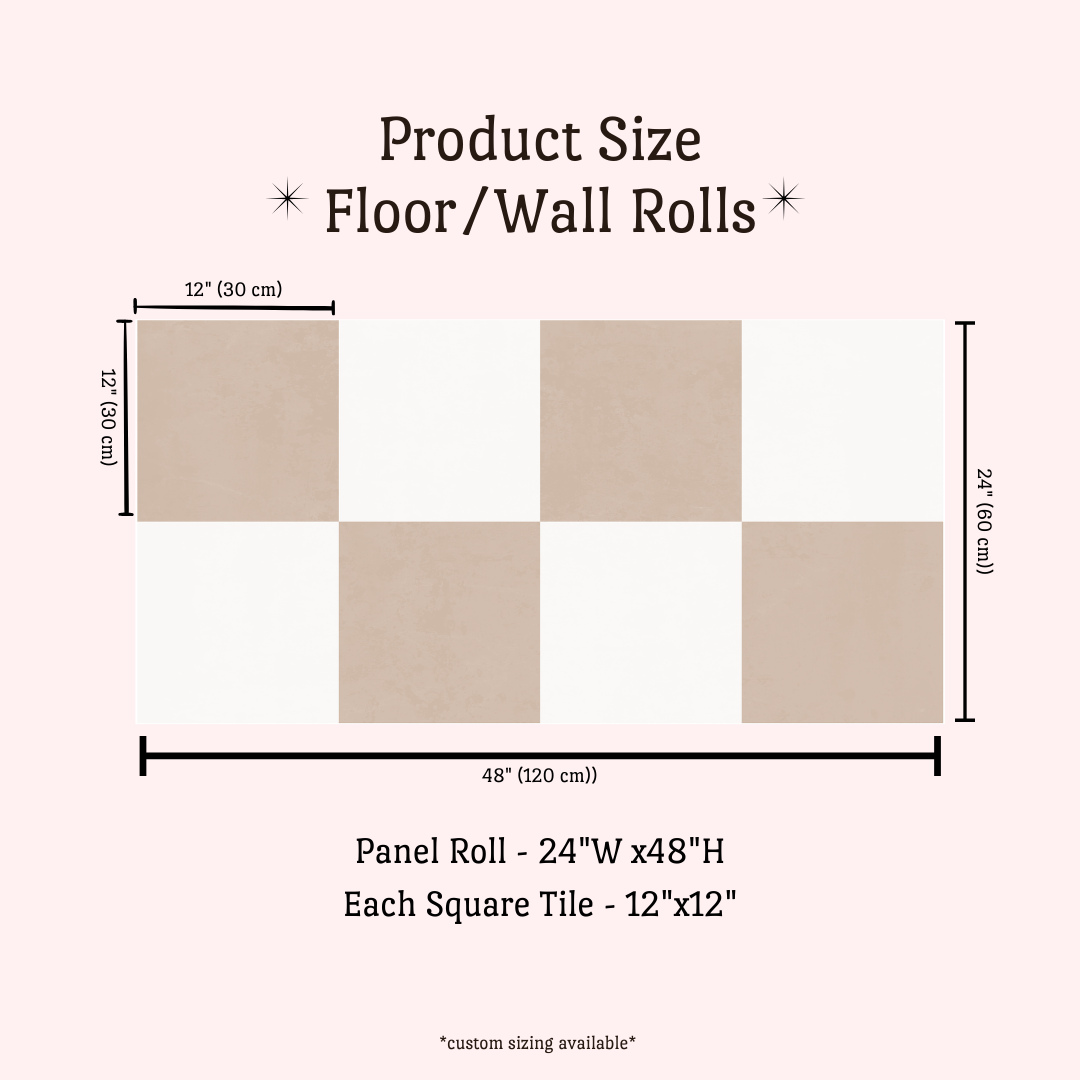 Checkerboard Sticker Tile | Sandrift