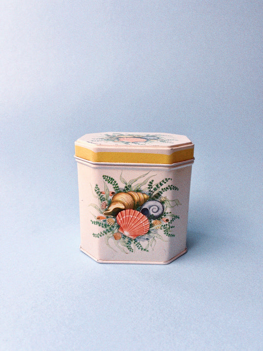 Vintage Seashell Tin