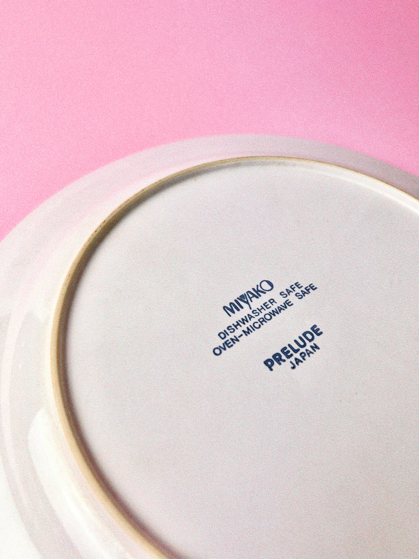 Vintage Miyako "Prelude" Stoneware Dinner Plates, Set of 4