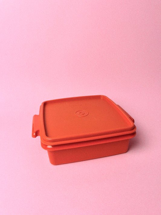 Vintage Tupperware Sandwich Keeper | Orange