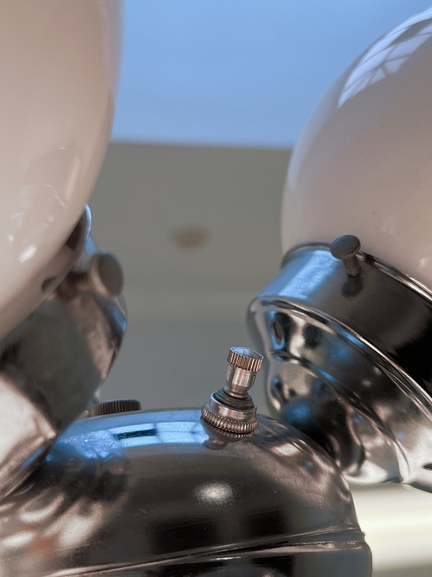 Vintage Chrome Sputnik Table Lamp | 6 Globe