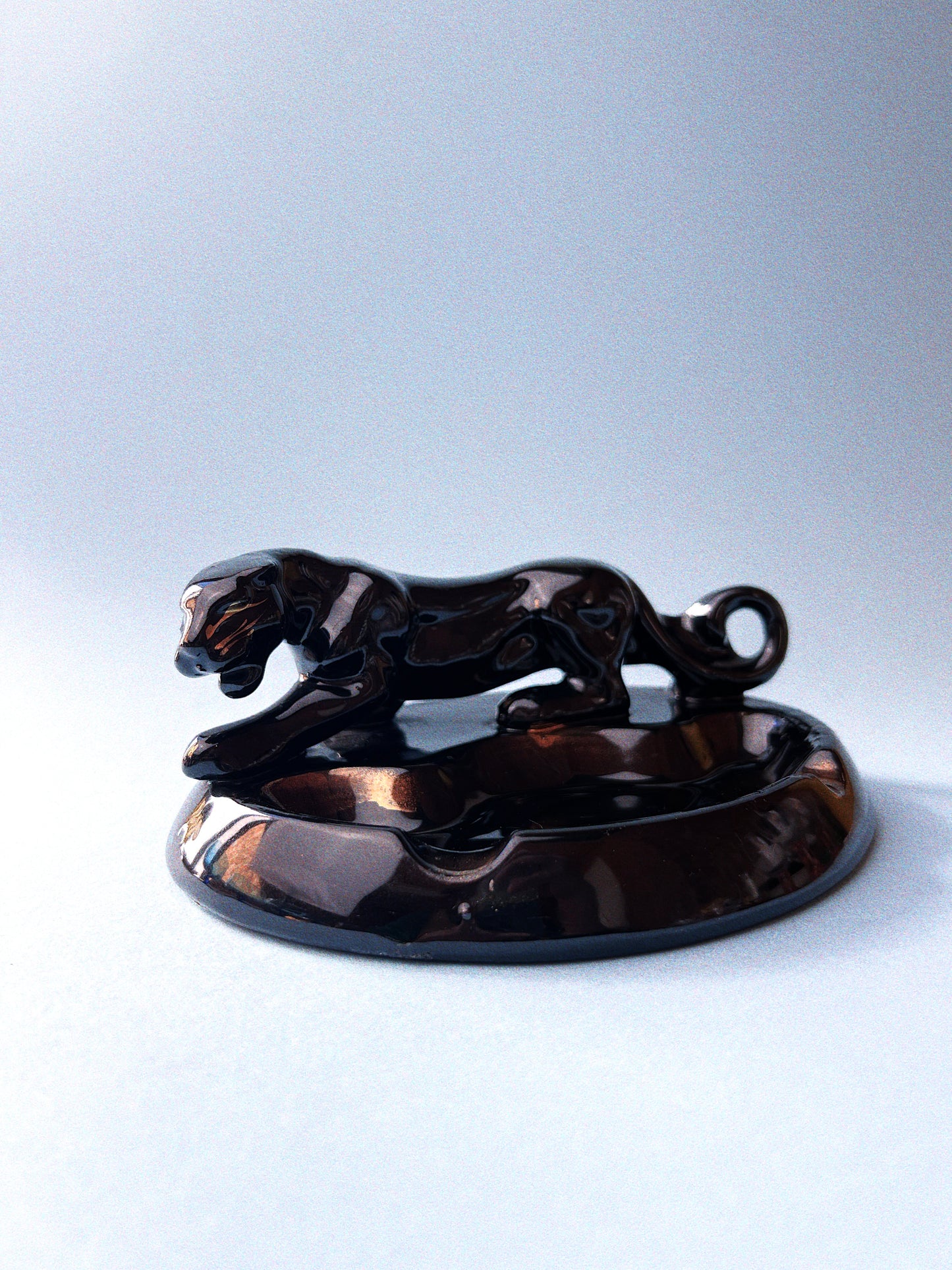 Vintage Black Panther Ashtray