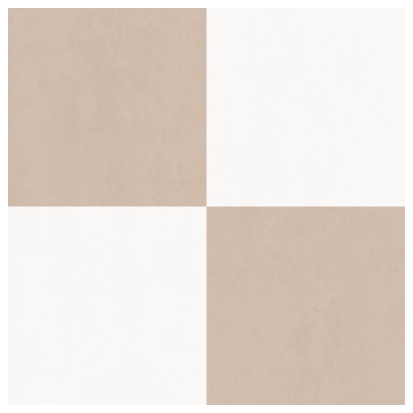 Checkerboard sticker tile floor, checkerboard sticker backsplash, checkerboard removable wallpaper, checkerboard white + sand