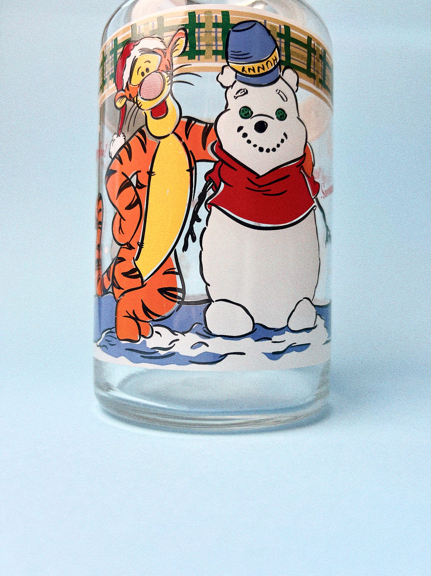 Vintage Snowman Pooh + Tigger Jar