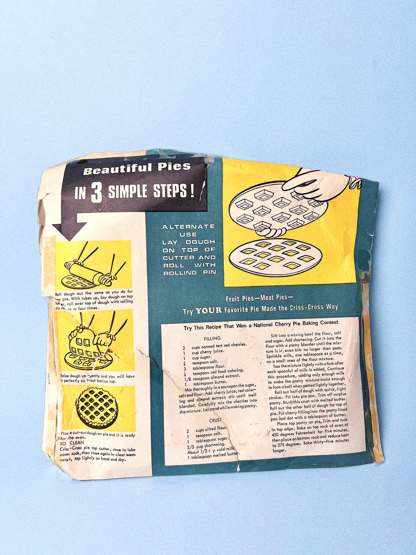 Lattice Pie-Top Cutter