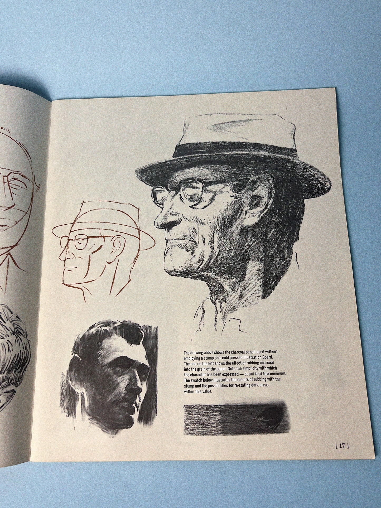 Vintage The Art of Drawing Heads + Hands from The Grumbacher Library Series