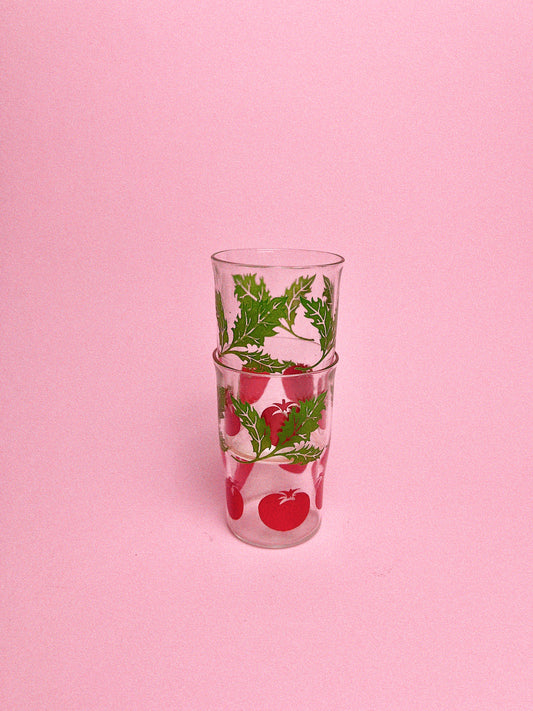 Tilda Tomato Glasses, Set of 2