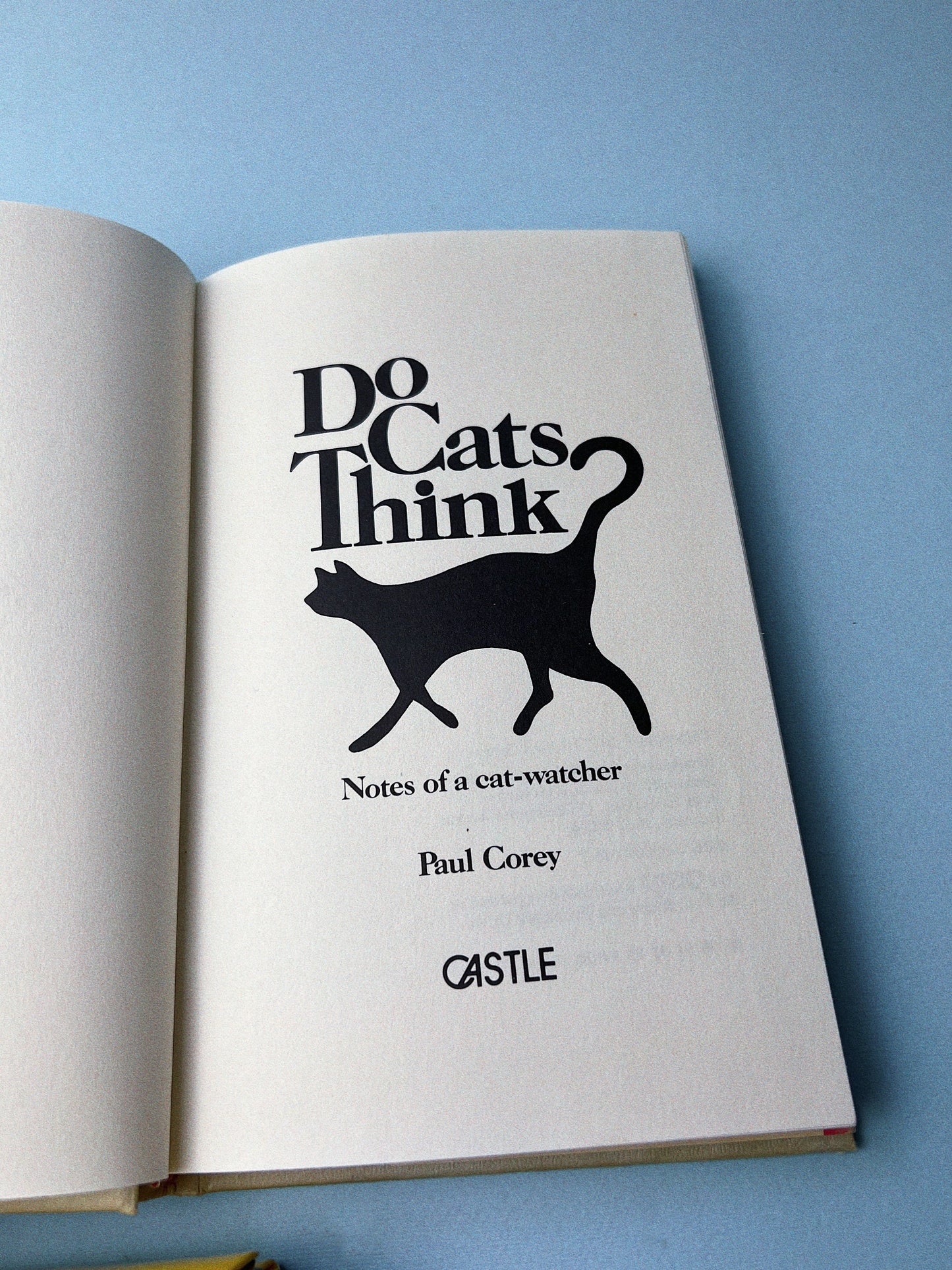 Vintage Do Cats Think Book