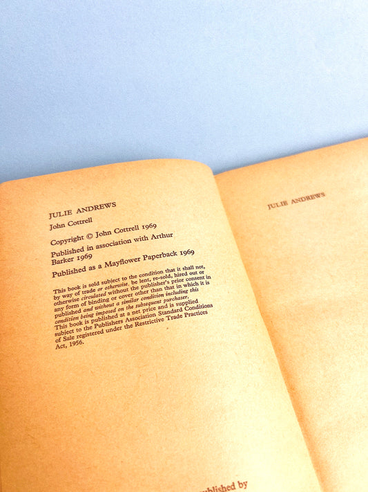 Vintage Julie Andrews by John Cottrell | The English Girl Who Took Hollywood by Storm