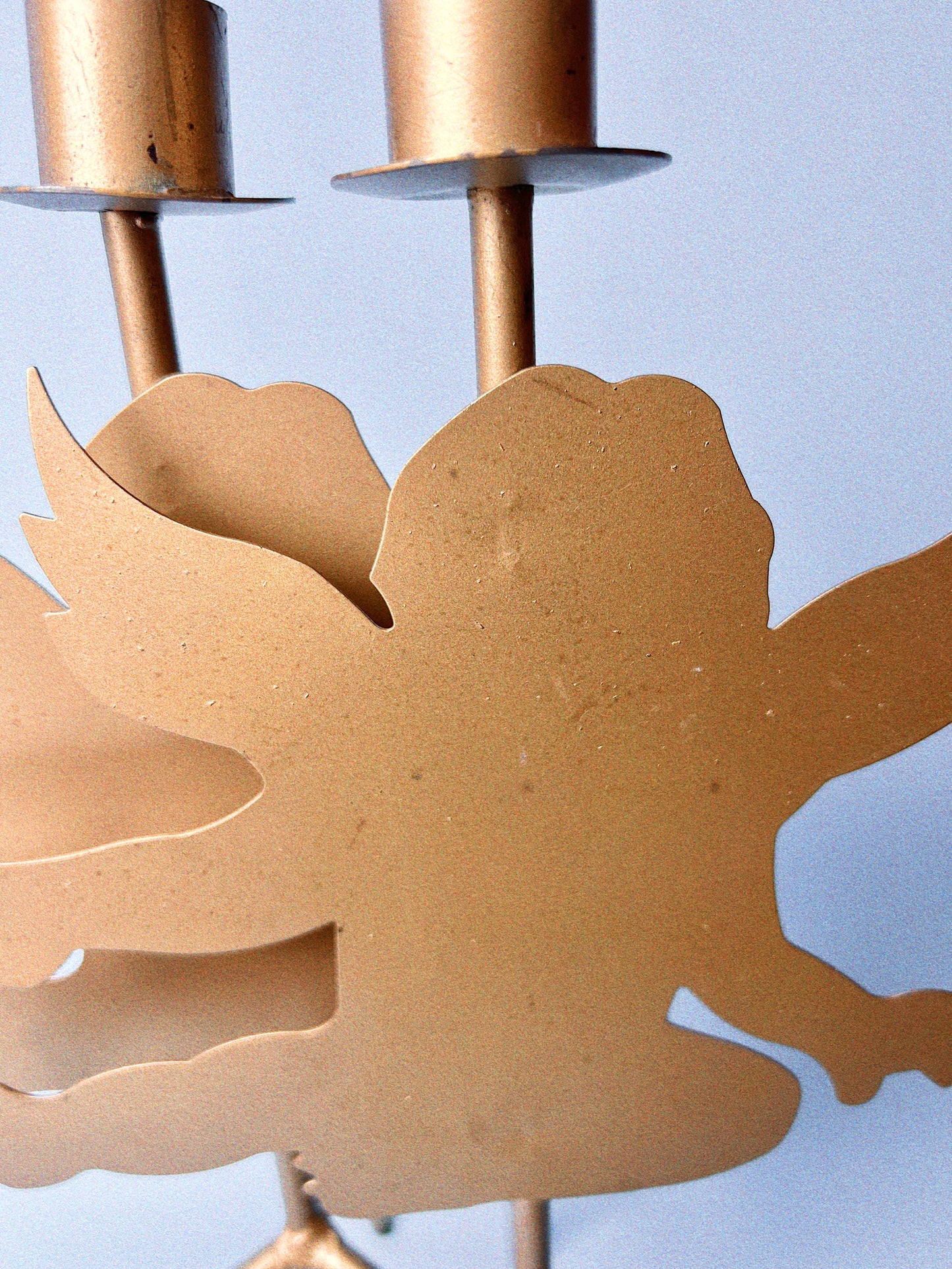 Vintage Angel Candlestick Holders, Set of 2