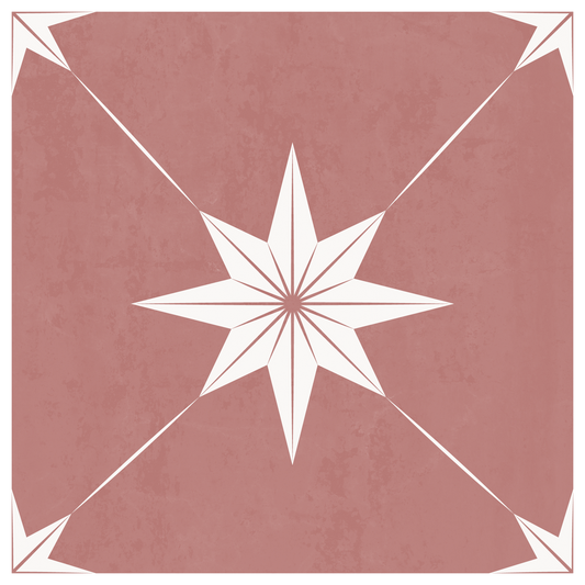 Estella Sticker Tile | Grecian Rose