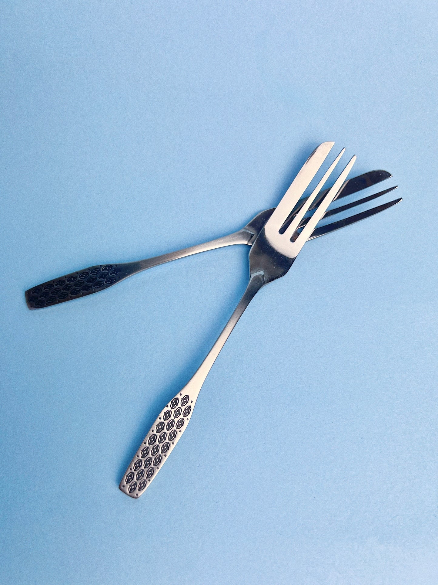 Vintage Viners Pastry Forks | Shape Pattern