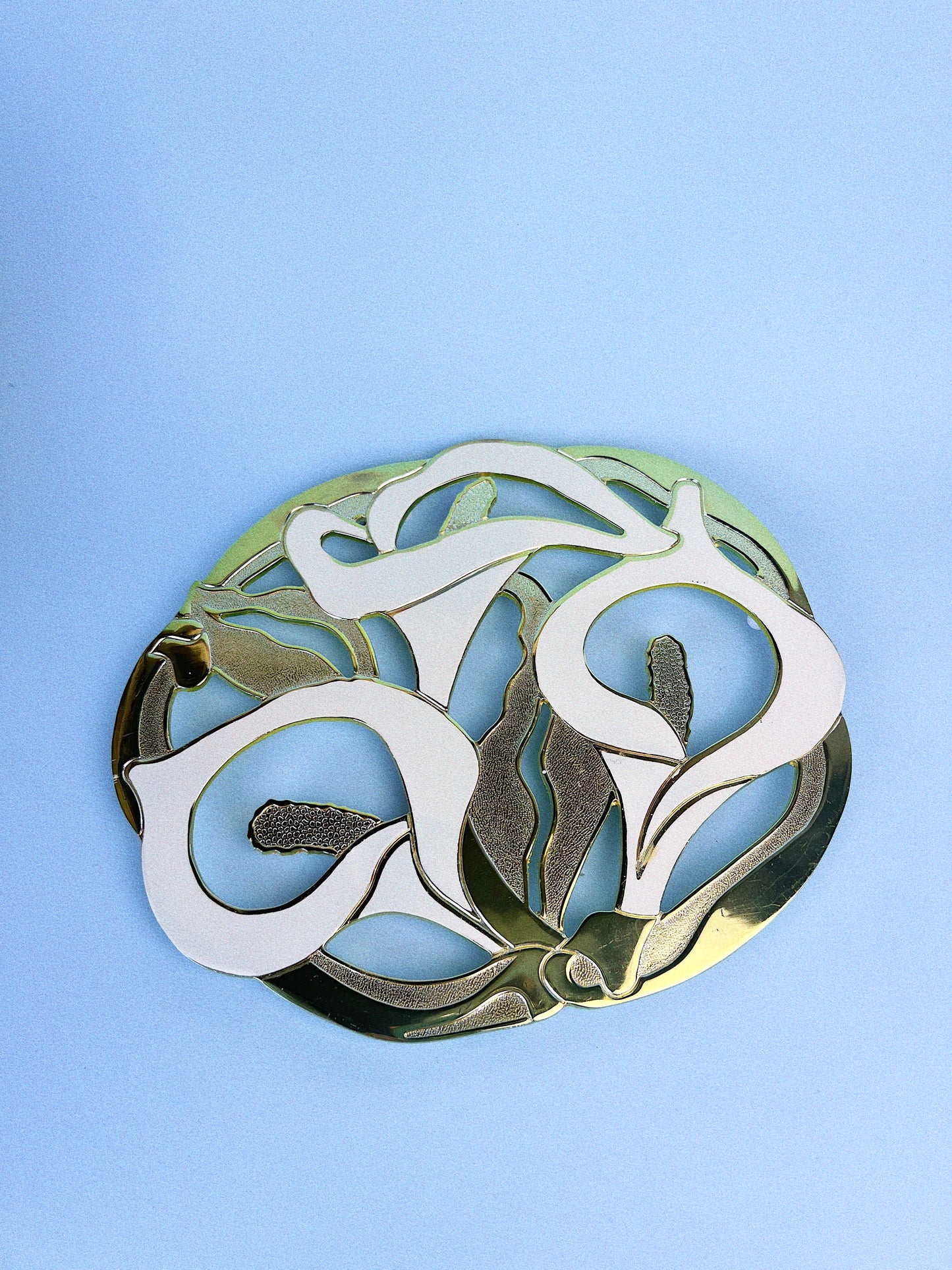 Vintage Calla Lily Trivet