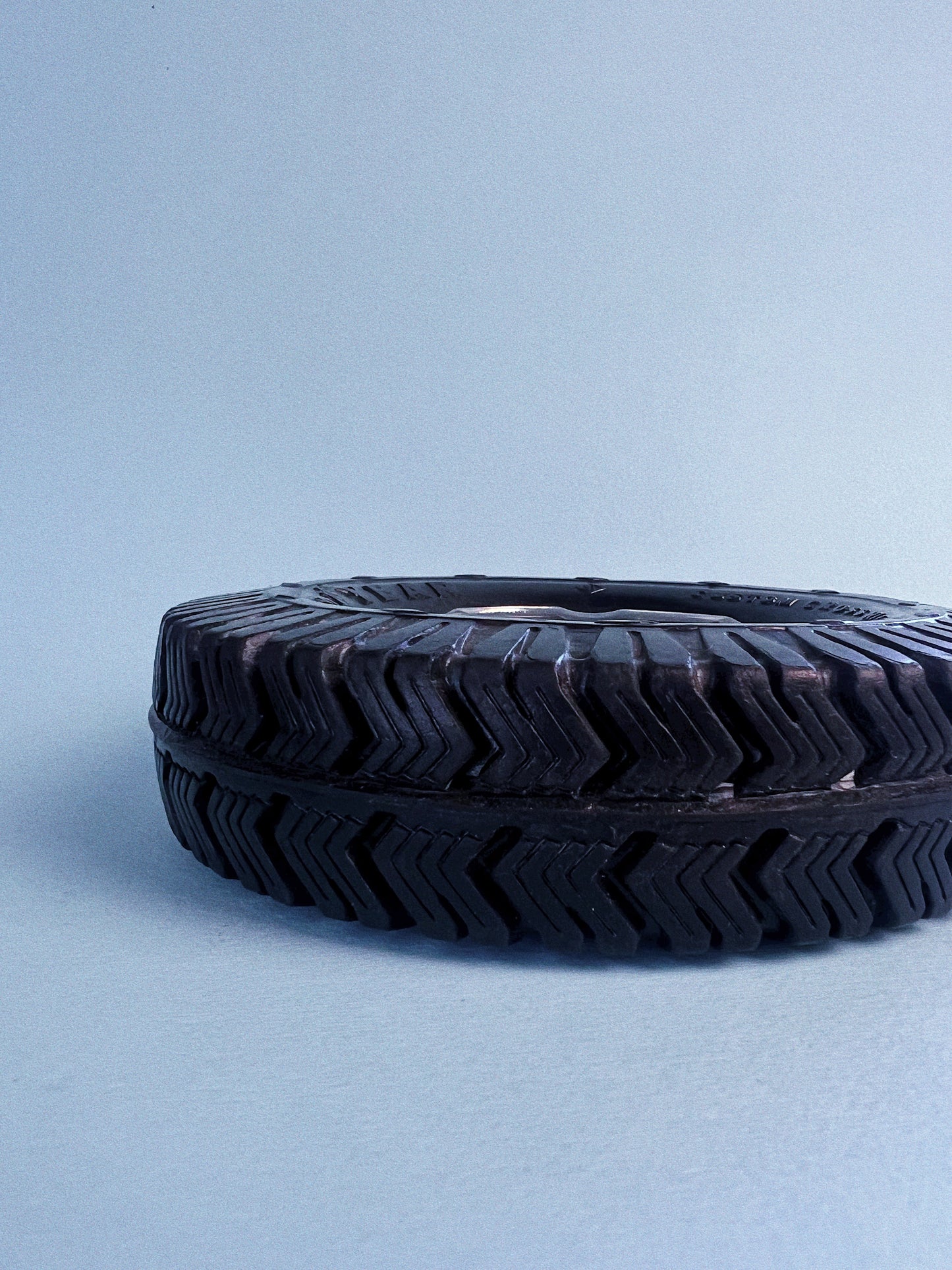 Vintage Goodyear Tires Rubber + Glass Ashtray