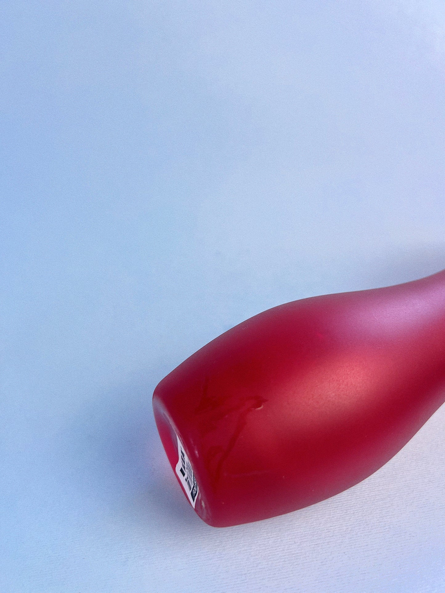 Vintage IKEA Red Glass Vase | 1990s Scandinavian