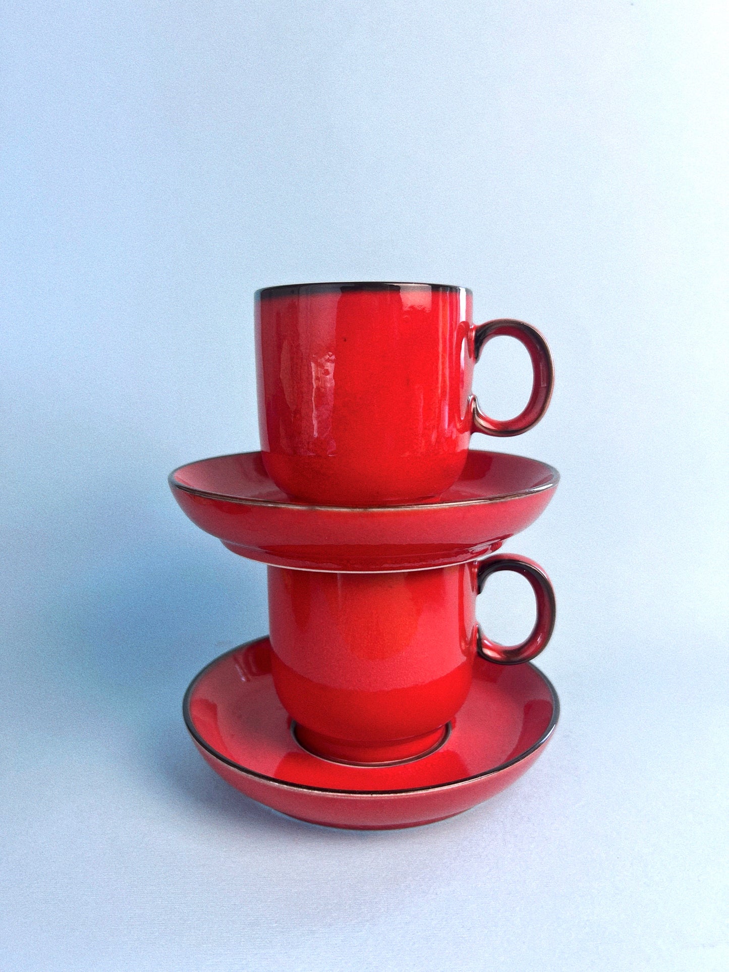 Vintage Thomas 'Scandic' Flammfest Flame Cup + Saucer