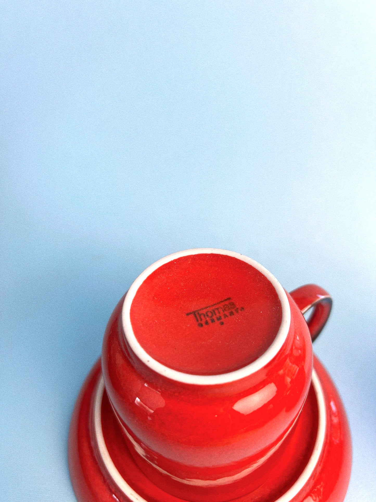 Vintage Thomas 'Scandic' Flammfest Flame Cup + Saucer