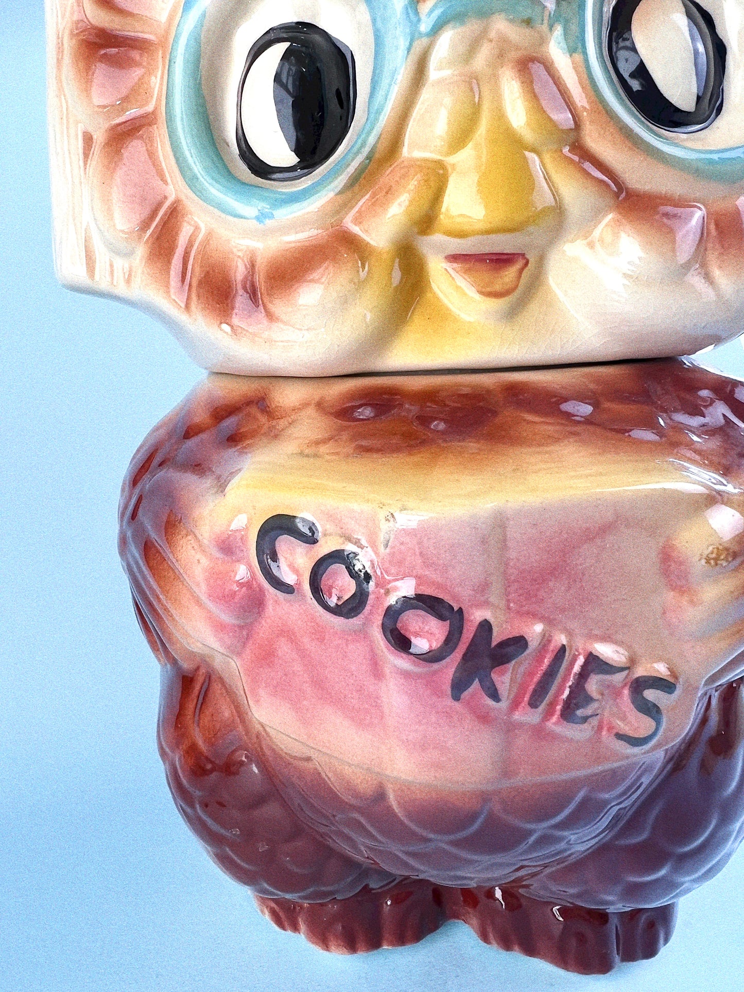 Vintage American Bisque Graduate Owl Cookie Jar