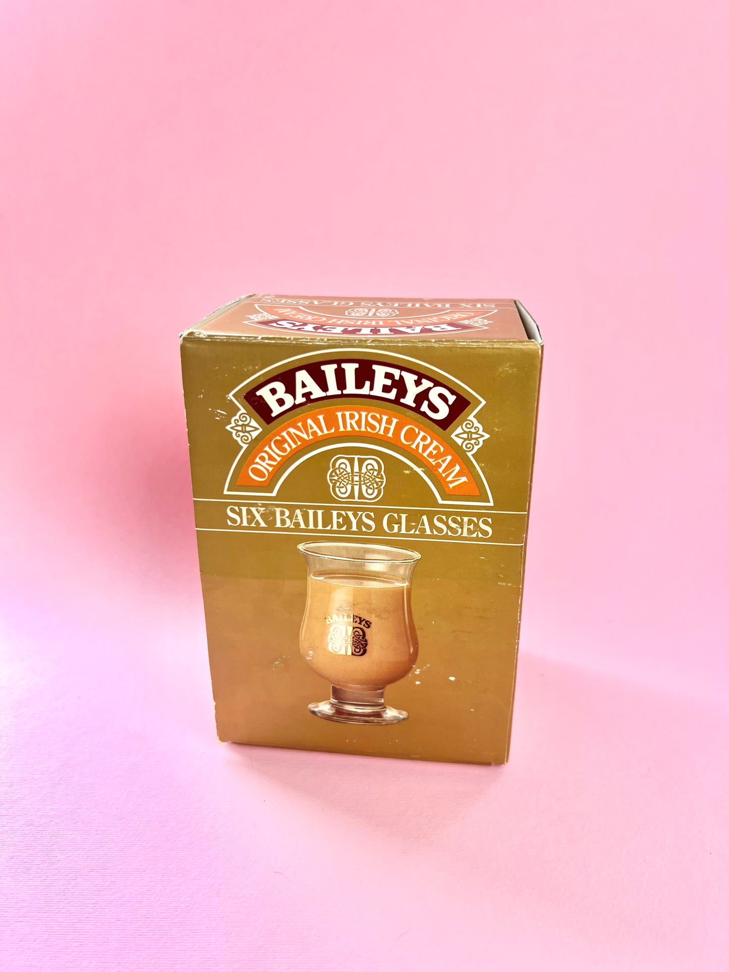 Vintage 1970's Bailey's Glasses, Set of 6