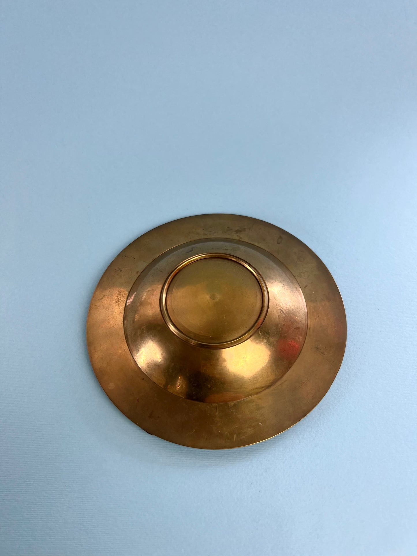 Vintage Brass Daisy Ashtray