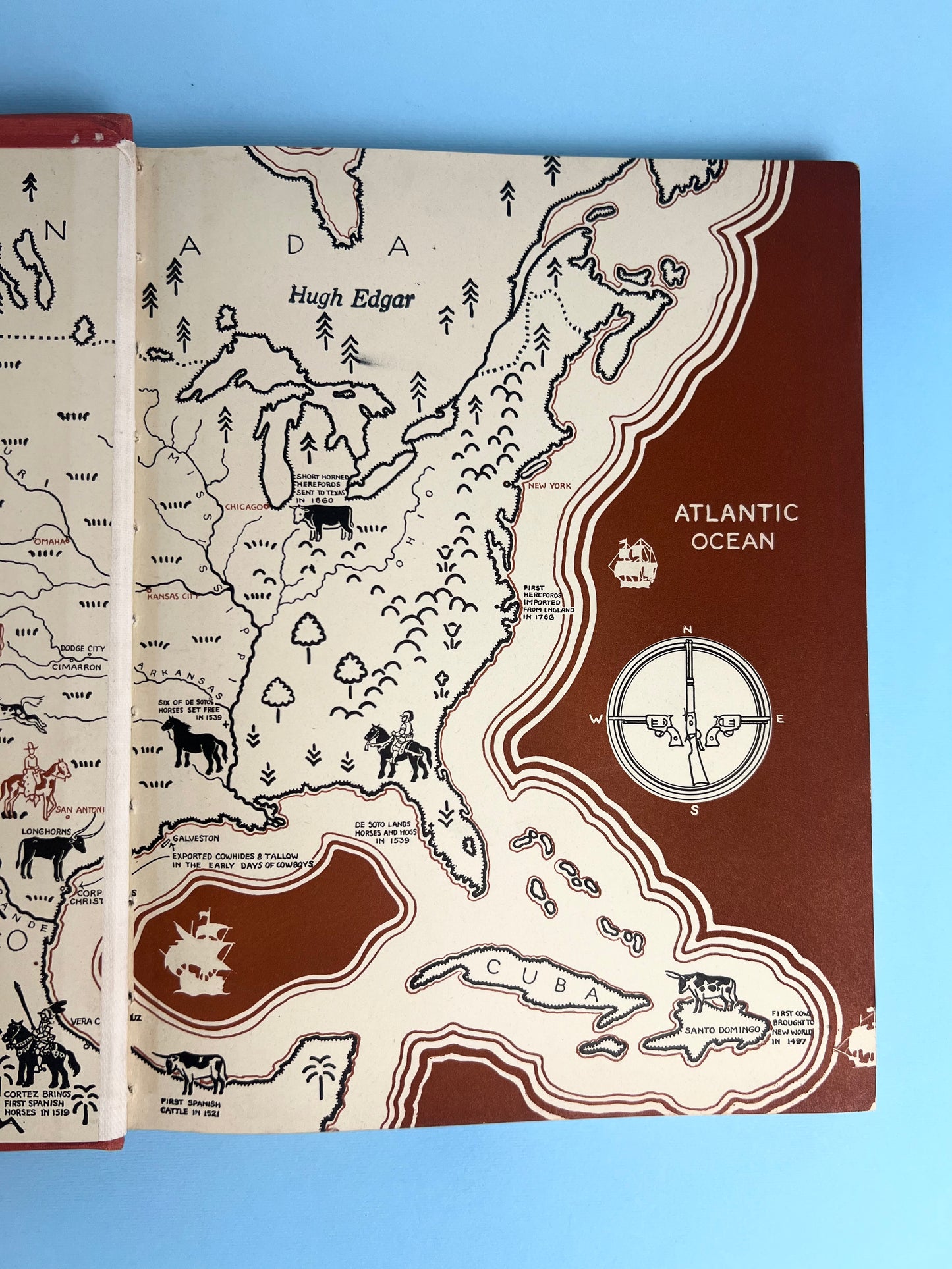 Vintage The Book of Cowboys