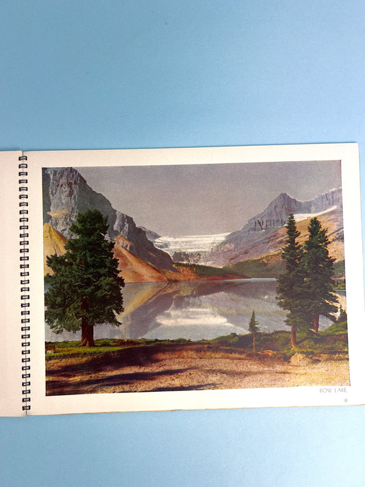 Vintage The Rocky Mountains of Canada in Colour