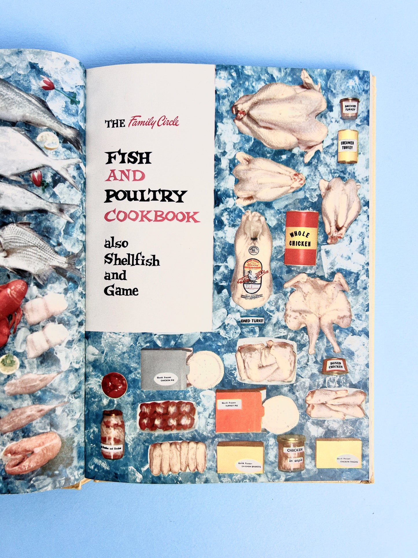 Vintage The Family Circle | Fish And Poultry Cookbook