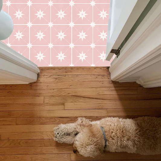 Estella Sticker Tile | Carnation