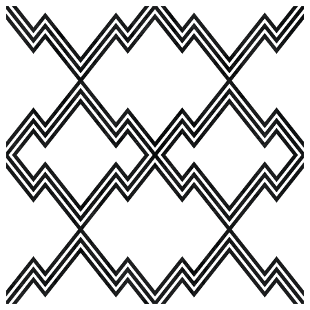 Rafferty Sticker Tile | White Dove