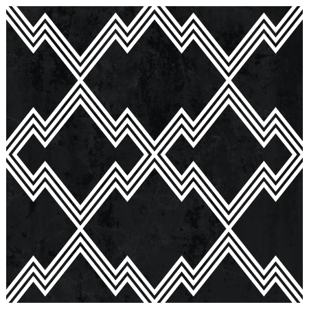 Rafferty Sticker Tile | Black Moon