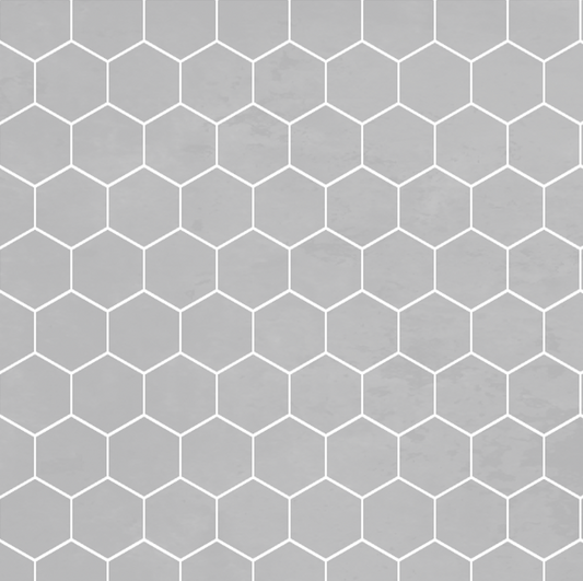 Hex Tile Panel Roll | Dove Grey