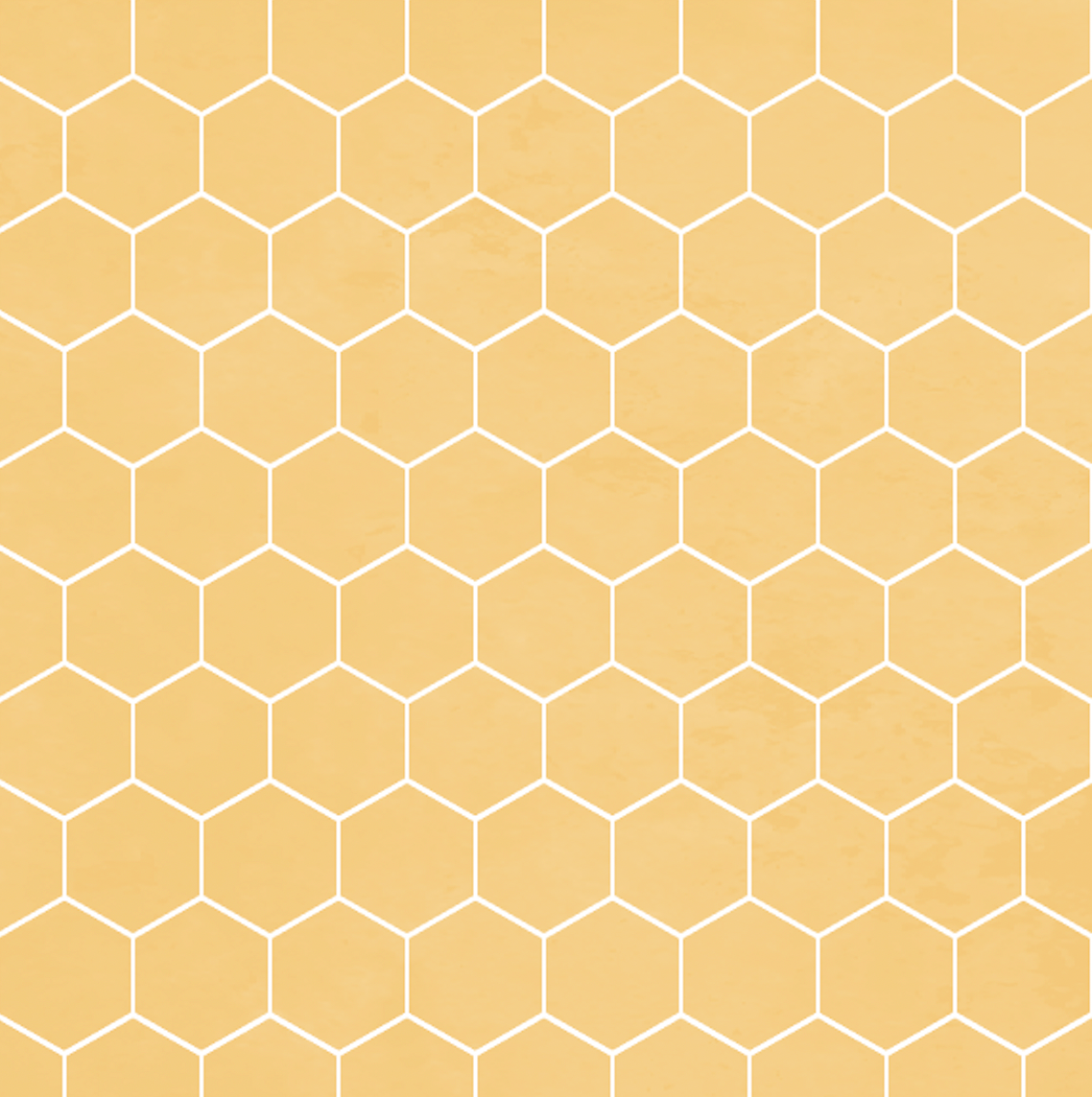 Hex Tile Panel Roll | Sunburst