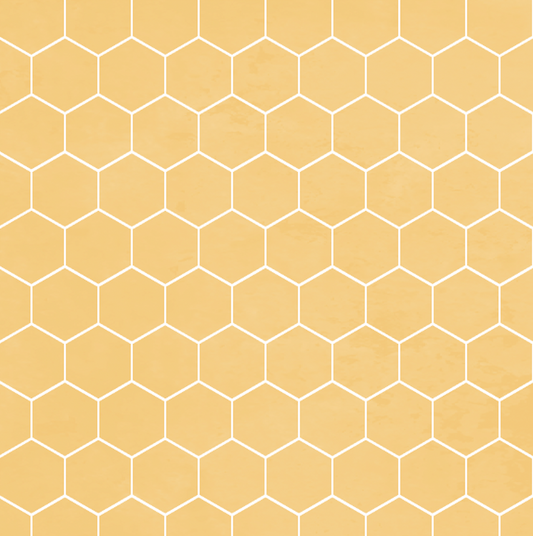 Hex Tile Panel Roll | Sunburst