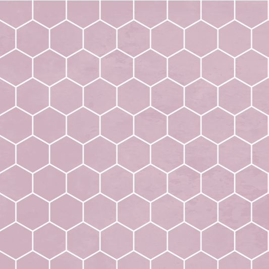 Hex Tile Panel Roll | Lavender Haze
