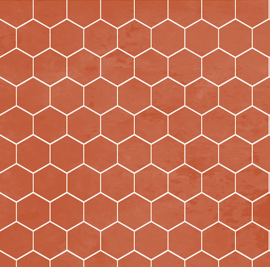 Hex Tile Panel Roll | Desert Sunrise