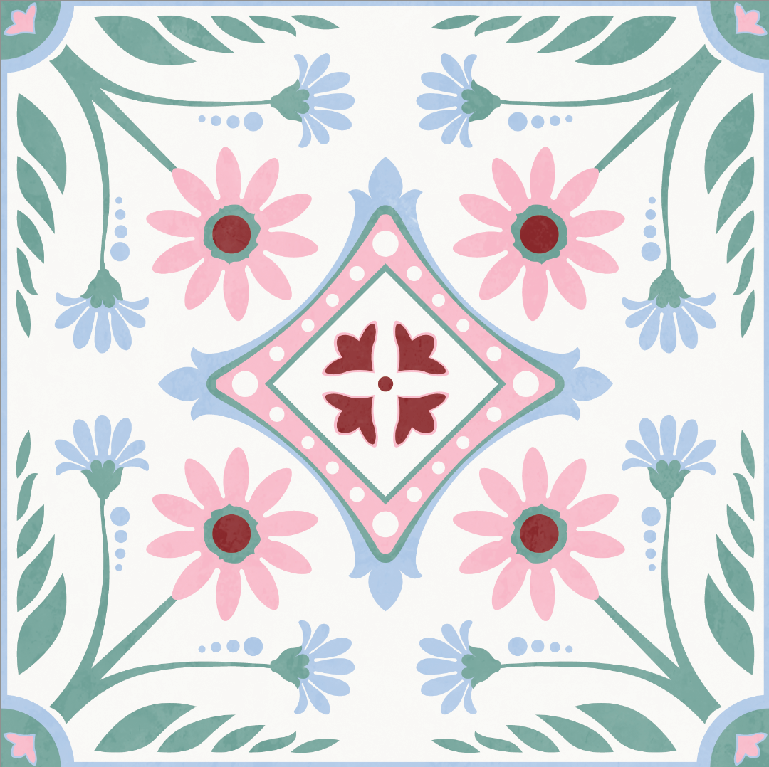 Junie Sticker Tile | Wild Field