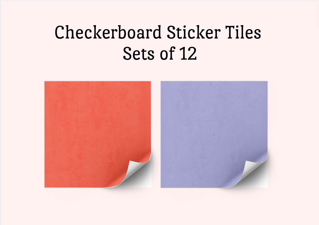 Checkerboard Sticker Tile | CUSTOM
